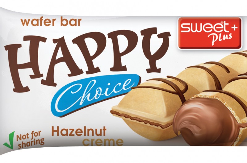 Happy Choice wafelek z kremem 45 g