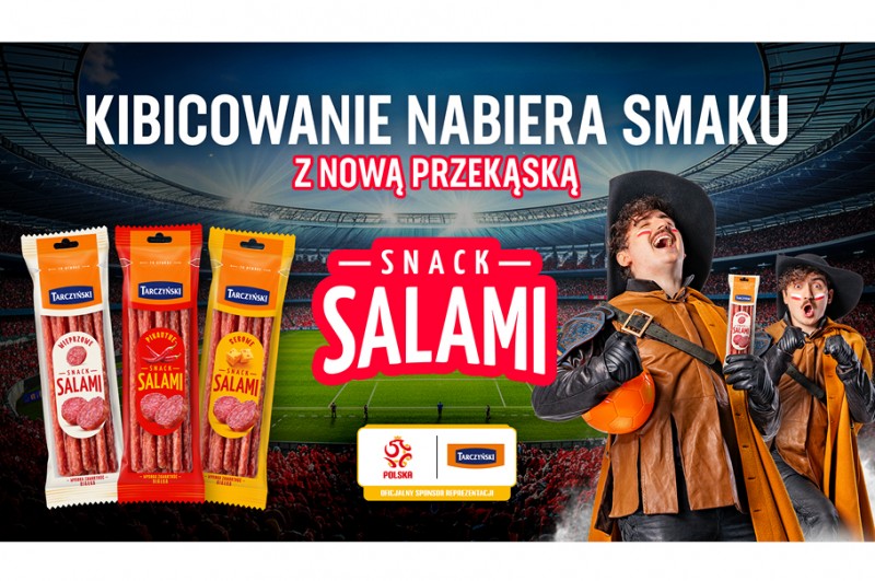 Tarczyński z energią dla kibiców i wsparciem dla reprezentacji Polski w drodze na mundial