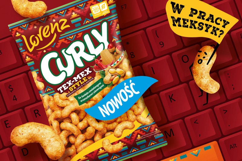 Curly z nowym smakiem: Chrupki Tex-Mex Style już dostępne w sklepach