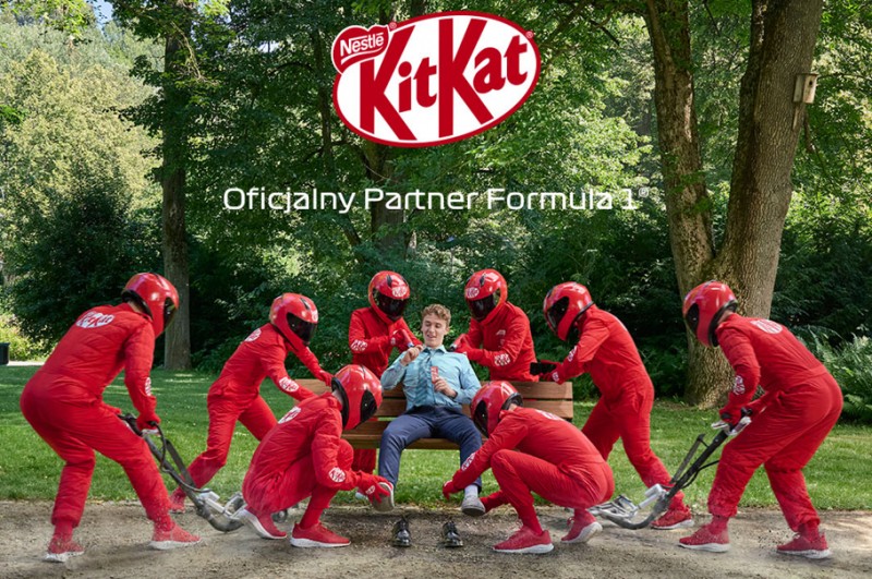 Współpraca KITKAT i Formuła 1®