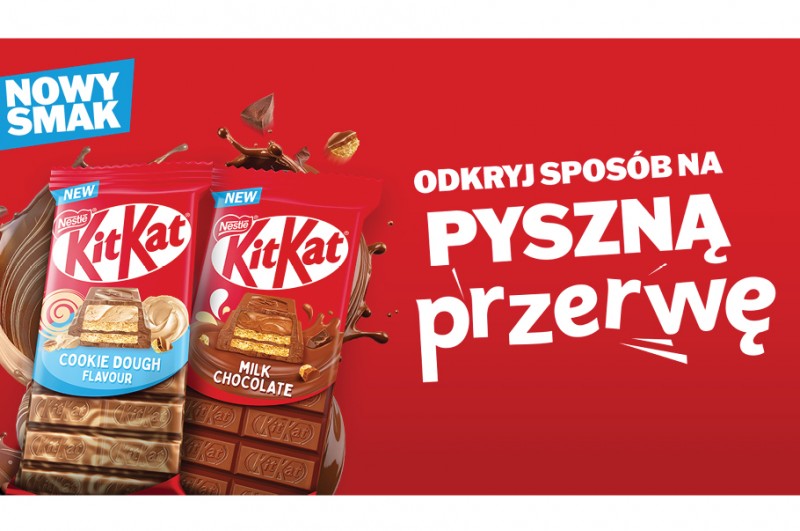 Czas na przerwę, czas na nowe tabliczki KITKAT