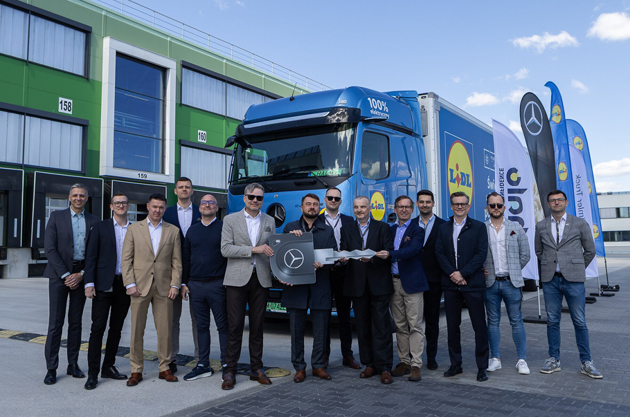 Lidl Polska rozwija flotę elektrycznych ciężarówek