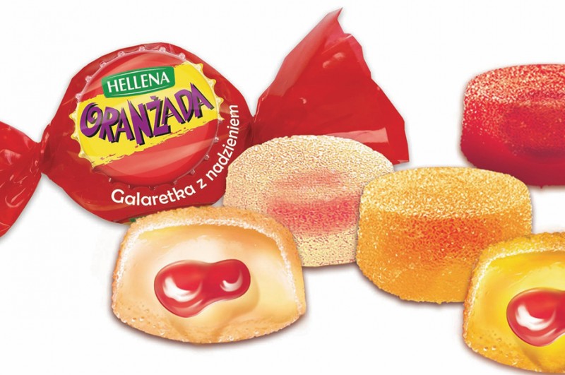 Więcej koloru na półce - galaretki Oranżada Hellena!