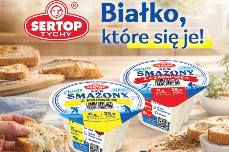 SERTOP rozwija segment wysokobiałkowy w serach smażonych
