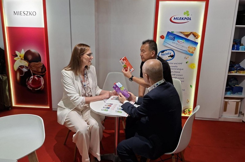 Mlekpol promował polskie produkty mleczarskie na targach w Singapurze