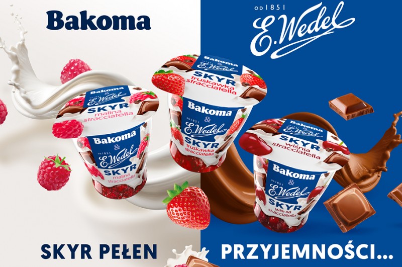 Wedel i Bakoma rozszerzają współpracę – Ptasie Mleczko® w nowej kategorii