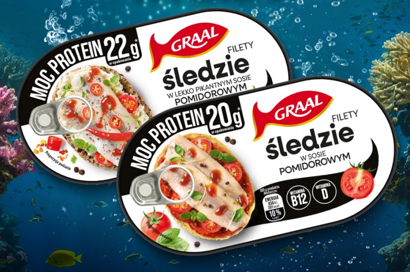 Ryby w puszce pełne protein – Graal odpowiada na potrzeby konsumentów