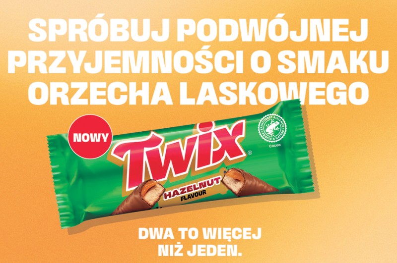 Karmel, kruche ciastko i... coś jeszcze. Nowy Twix® zaskakuje smakiem orzecha laskowego