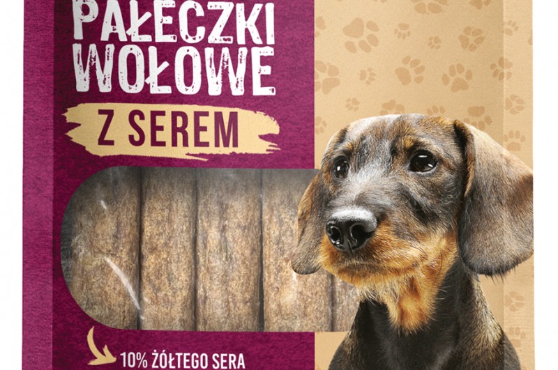 Pałeczki wołowe z dodatkiem żółtego sera