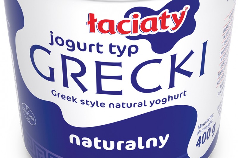 Jogurt typu greckiego naturalny Łaciaty