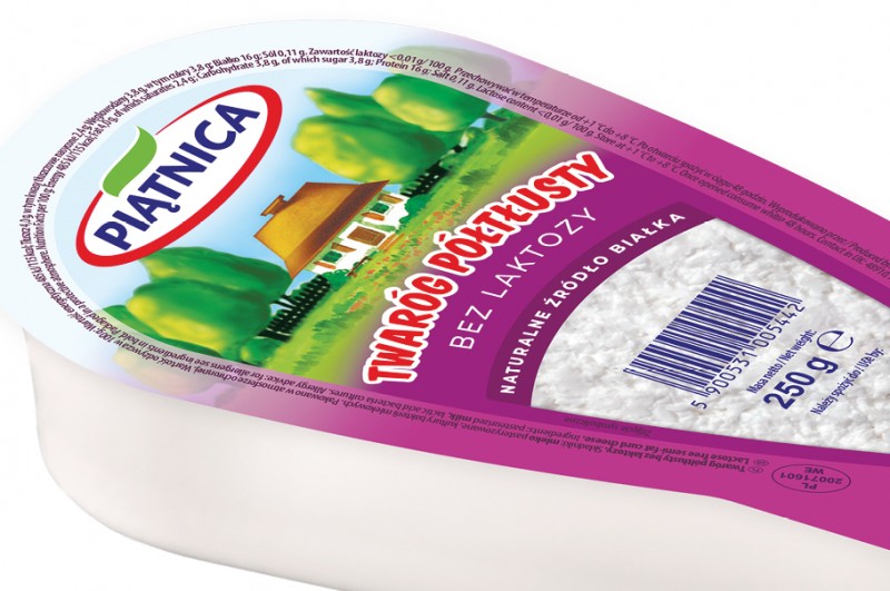 Twaróg półtłusty bez laktozy (250 g)