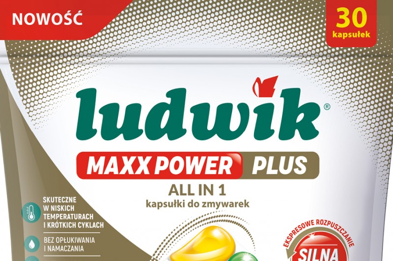 Ludwik MAXX POWER PLUS ALL IN 1 kapsułki do zmywarek