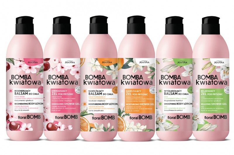 „Bomba Kwiatowa” marki Joanna zmienia pielęgnację ciała