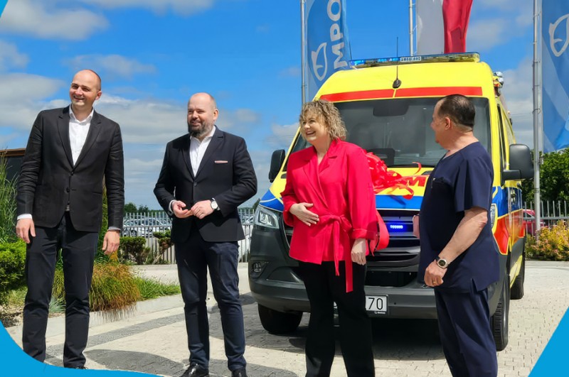 Fundacja Suempol przekazała nową karetkę dla SPZOZ w Bielsku Podlaskim