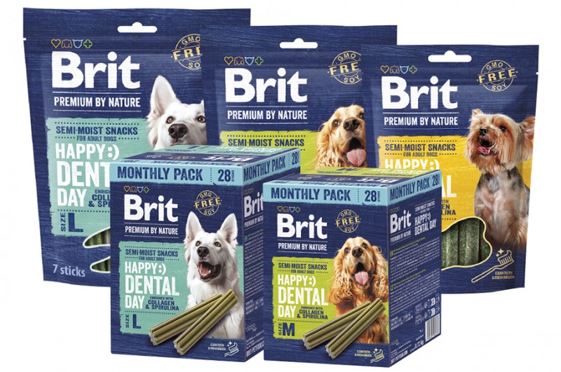Brit Premium by Nature: Kompleksowa higiena zębów dla każdego psa!