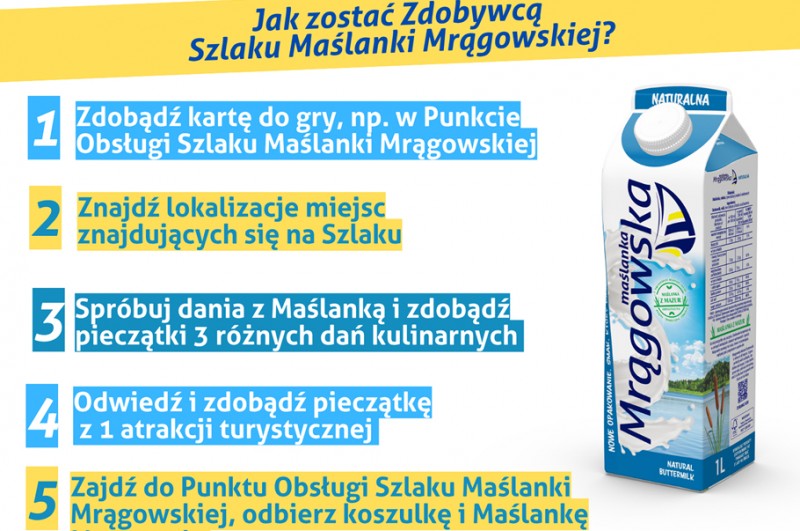 Ruszyła 5. edycja Szlaku Maślanki Mrągowskiej!