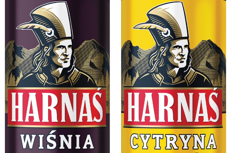 Harnaś 8% Wiśnia i Harnaś 8% Cytryna
