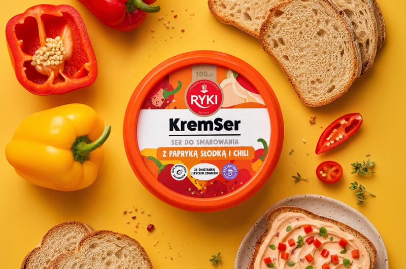 SM Ryki rozwija linię KremSer. Do portfolio dołącza wariant z Papryką Słodką i Chili