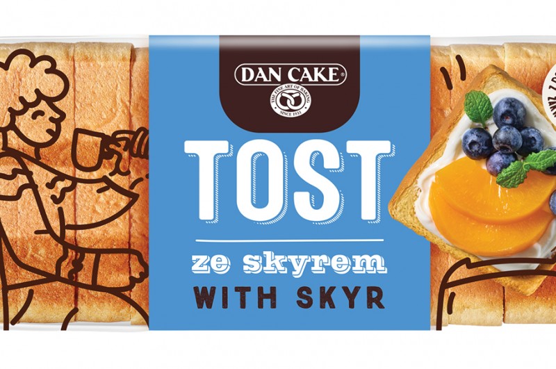 Tost ze Skyrem Dan Cake