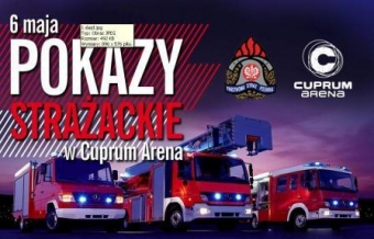 Strażacy w Cuprum Arena