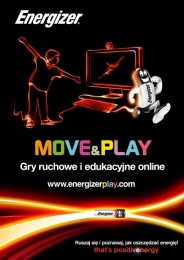 Kup baterie Energizer - 5 gier online Move&Play GRATIS!