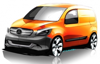 Citan - tak będzie nazywał się nowy van marki Mercedes-Benz