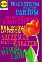 400 tysięcy tulipanów dla klientek sieci Lidl