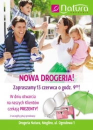 Otwarcie pierwszej Drogerii Natura w Mogilnie