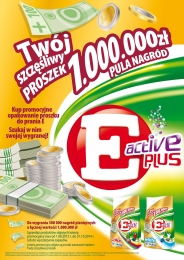 E rozdaje 1 milion złotych 