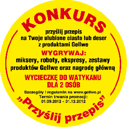 Słodki konkurs marki Gellwe