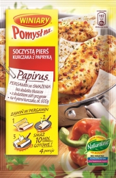 WINIARY PAPIRUS POMYSŁ NA… soczyste piersi kurczaka  w trzech pysznych odsłonach.