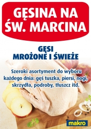 Gęsina na św. Marcina w MAKRO