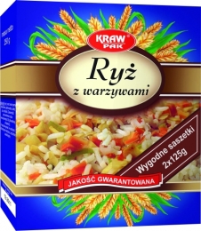 Ryż z warzywami od firmy Krawpak