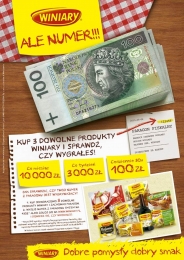 Szczęśliwe numery marki Winiary