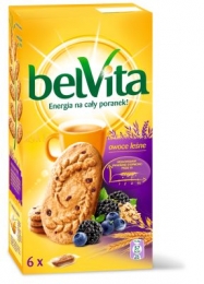 Ciastka belVita Owoce Leśne  - smaki lata na śniadanie