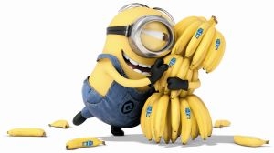 Minionki rozrabiają na bananach Chiquita
