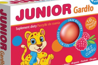 Dietary supplement Junior Throat Sugar-free