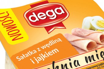 Salad with cold meats and egg 140g :A new salads line in Dega offer