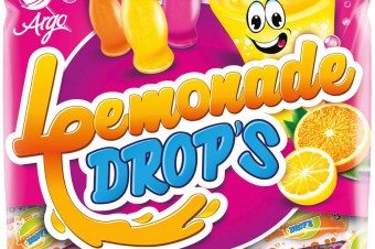 Lemonade Drops, Candies filled with fizzy filling, 90g