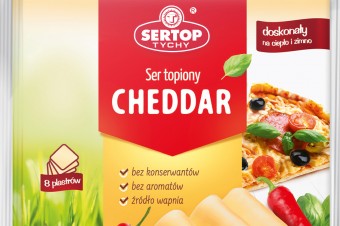 Processed cheese CHEDDAR – 130 g slices