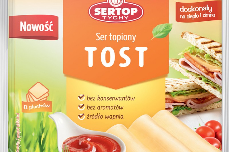 Processed cheese Tost – 130 g slices
