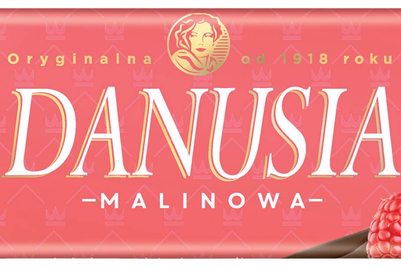 Danusia Beauty 39 g with raspberry filling (45%) 