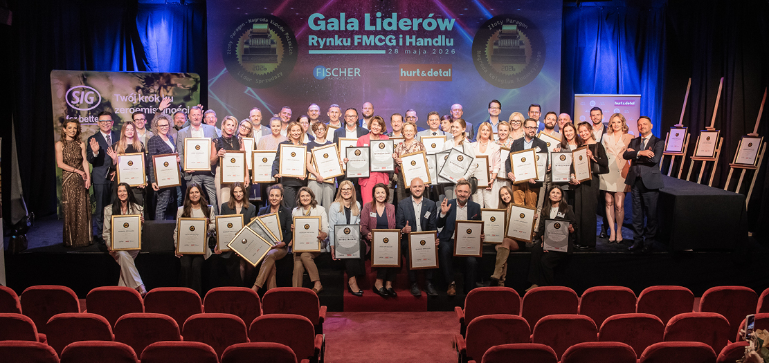 Liderzy rynku FMCG nagrodzeni. Znamy zwycięzców konkursu ZŁOTY PARAGON – NAGRODA KUPCÓW POLSKICH 2026